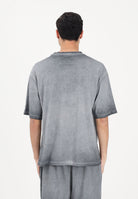 NEW ERA T-shirt a manica corta New York Yankees MLB Washed Logo grigia per uomo e donna 60856162 . NEW ERA 