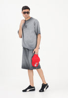 NEW ERA Shorts sportivo New York Yankees MLB Washed Logo grigio per uomo e donna 60856194 . NEW ERA 