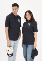 NEW ERA Polo a manica corta New York Yankees MLB Rib blu per uomo e donna 60856204 . NEW ERA 