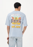 NEW ERA T-shirt a manica corta Oversized New Era Fun Block Party Graphic azzurra per uomo e donna 60856210 . NEW ERA 
