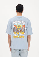 NEW ERA T-shirt a manica corta Oversized New Era Fun Block Party Graphic azzurra per uomo e donna 60856210 . NEW ERA 