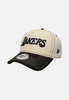 NEW ERA Cappello con visiera NBA City Icon LA Lakers 9FORTY E-Frame beige e nero per uomo e donna 60856278 . NEW ERA 