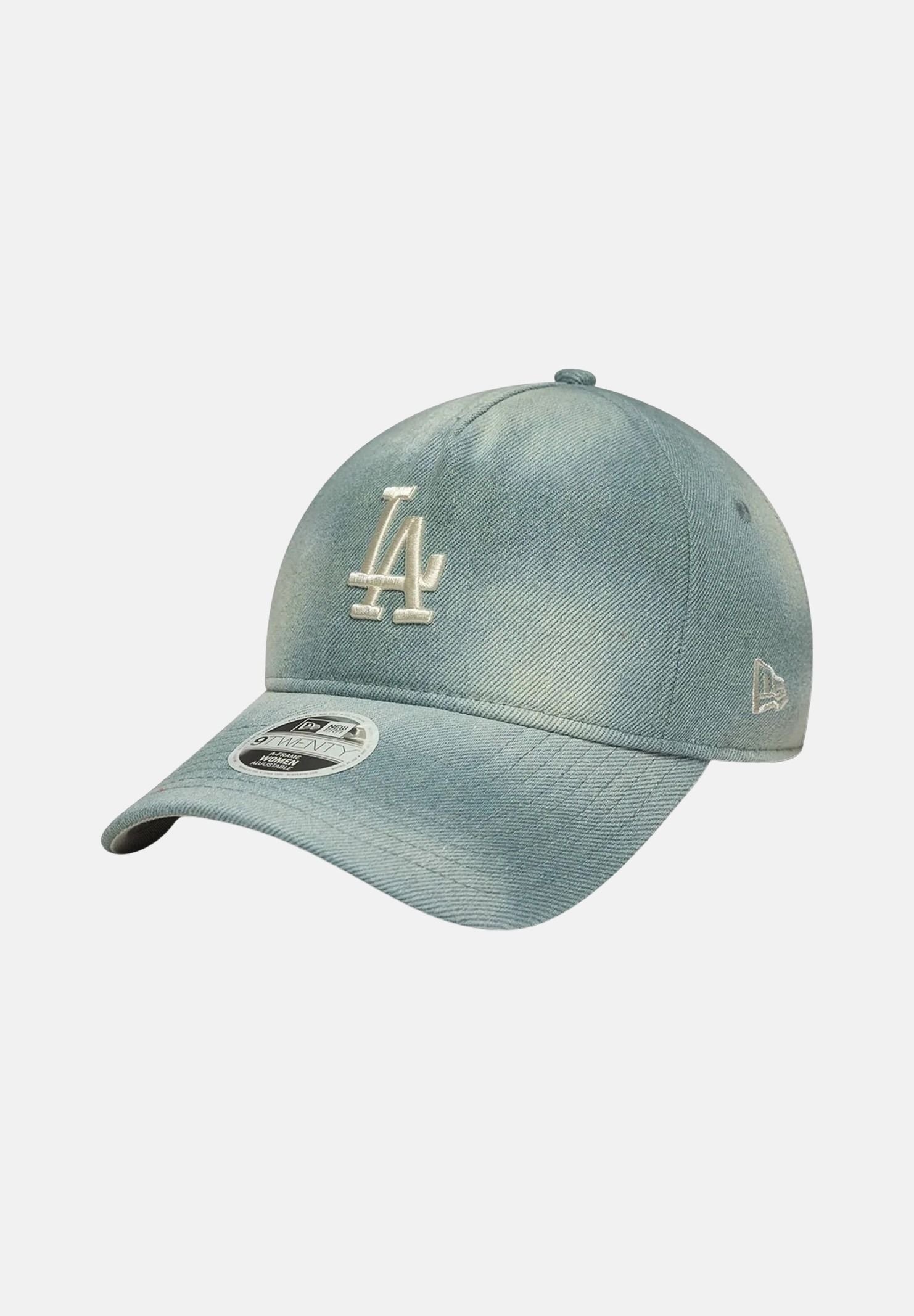 NEW ERA Cappello con visiera 9TWENTY A-Frame LA Dodgers MLB in denim per uomo e donna 60856319 . NEW ERA 