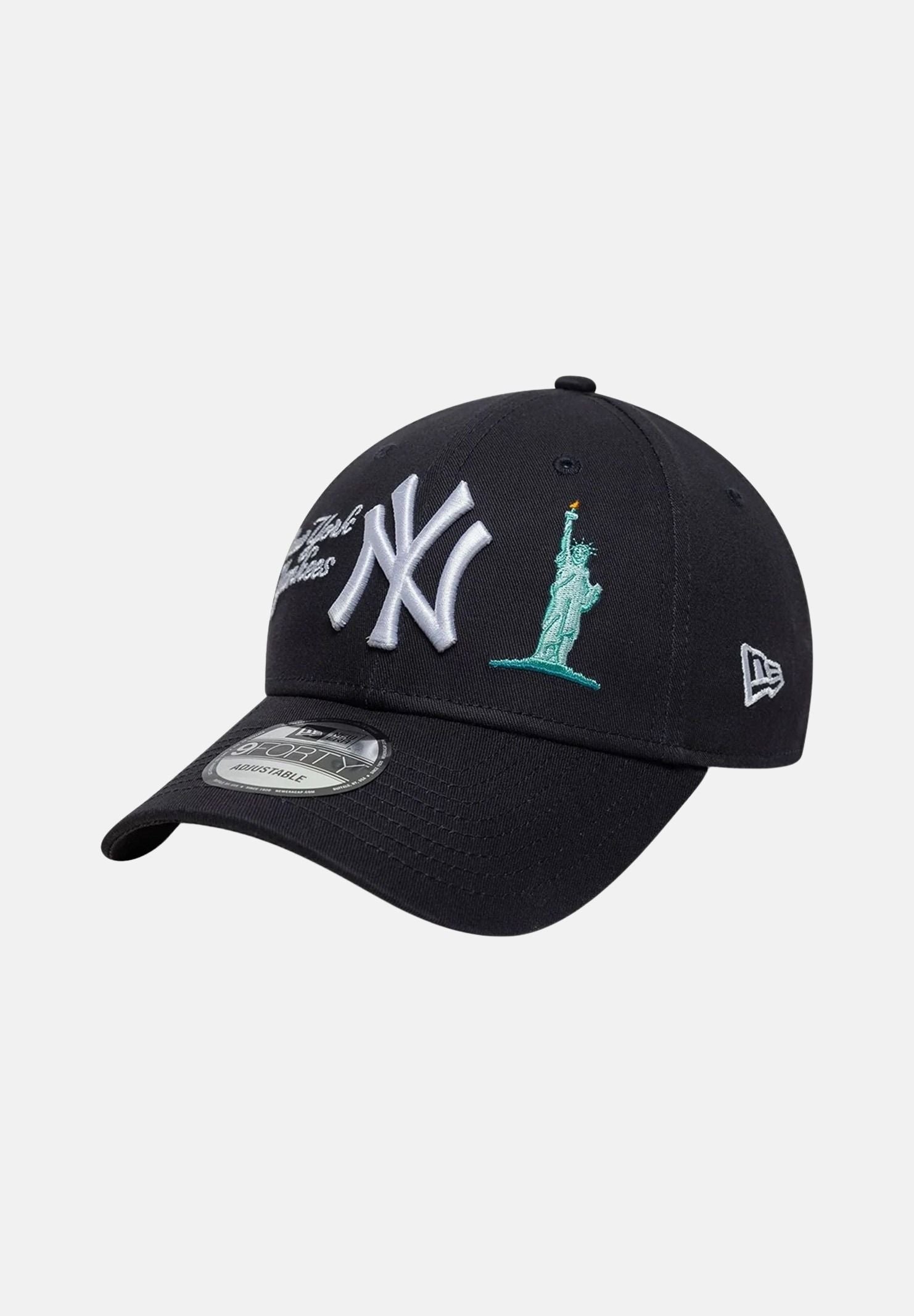 NEW ERA Cappello con visiera 9FORTY New York Yankees MLB City Icon blu per uomo e donna 60856324 . NEW ERA 