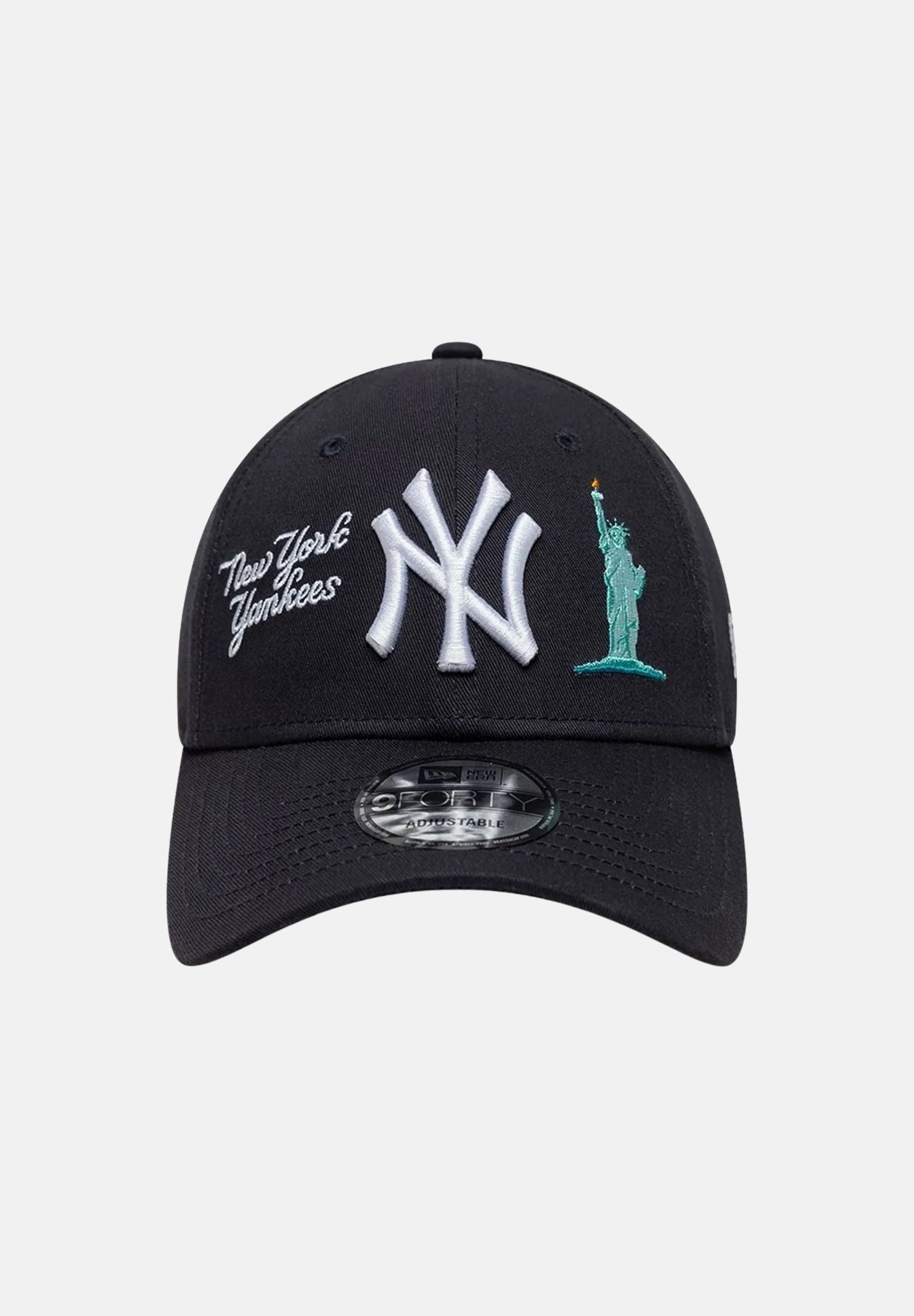 NEW ERA Cappello con visiera 9FORTY New York Yankees MLB City Icon blu per uomo e donna 60856324 . NEW ERA 