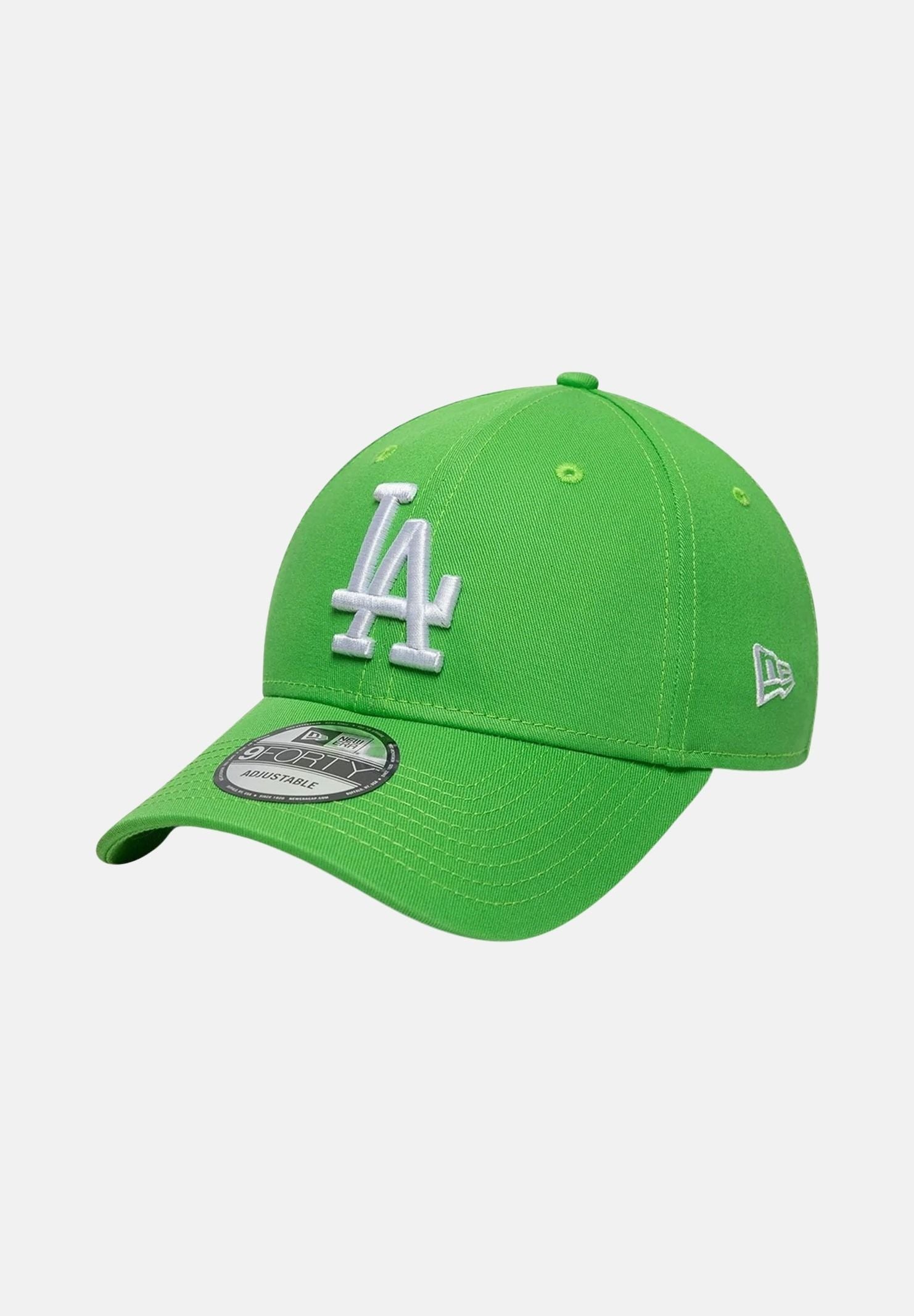 NEW ERA Cappello con visiera MLB League Essential LA Dodgers 9FORTY verde per uomo e donna 60856343 . NEW ERA 