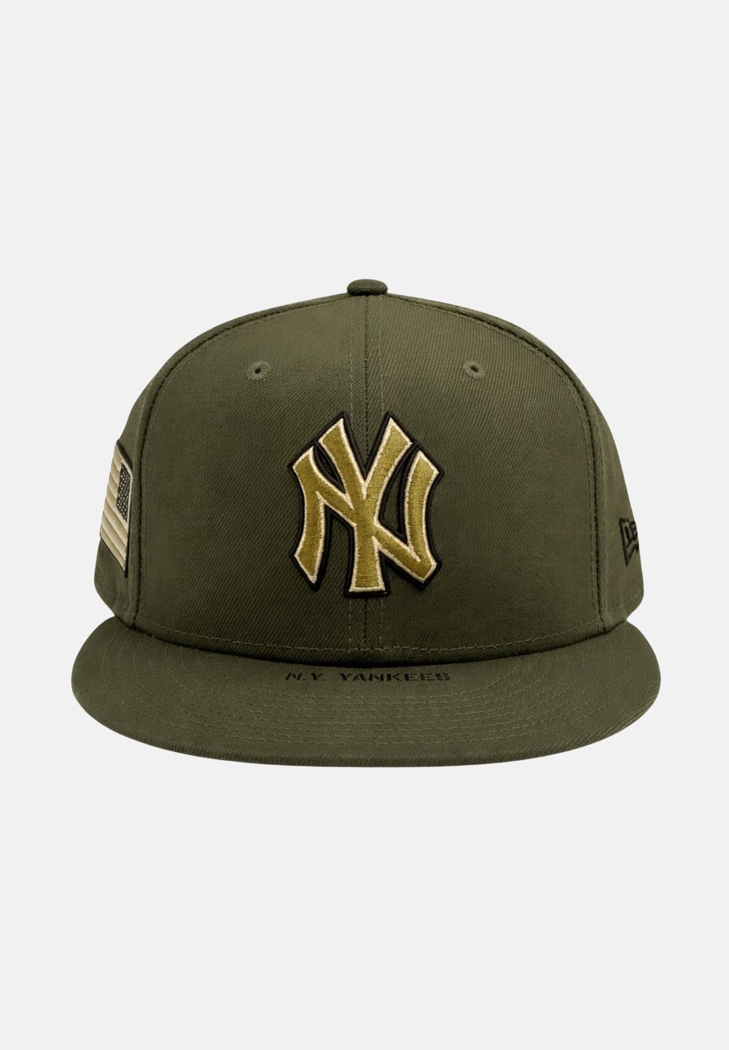 NEW ERA Cappello con visiera MLB26 AFD 5950 NEYY verde militare per uomo e donna 60859666 . NEW ERA 