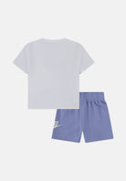 NIKE Completino lilla e bianco da bambina con maxi stampa logo 36L596 P3F NIKE 