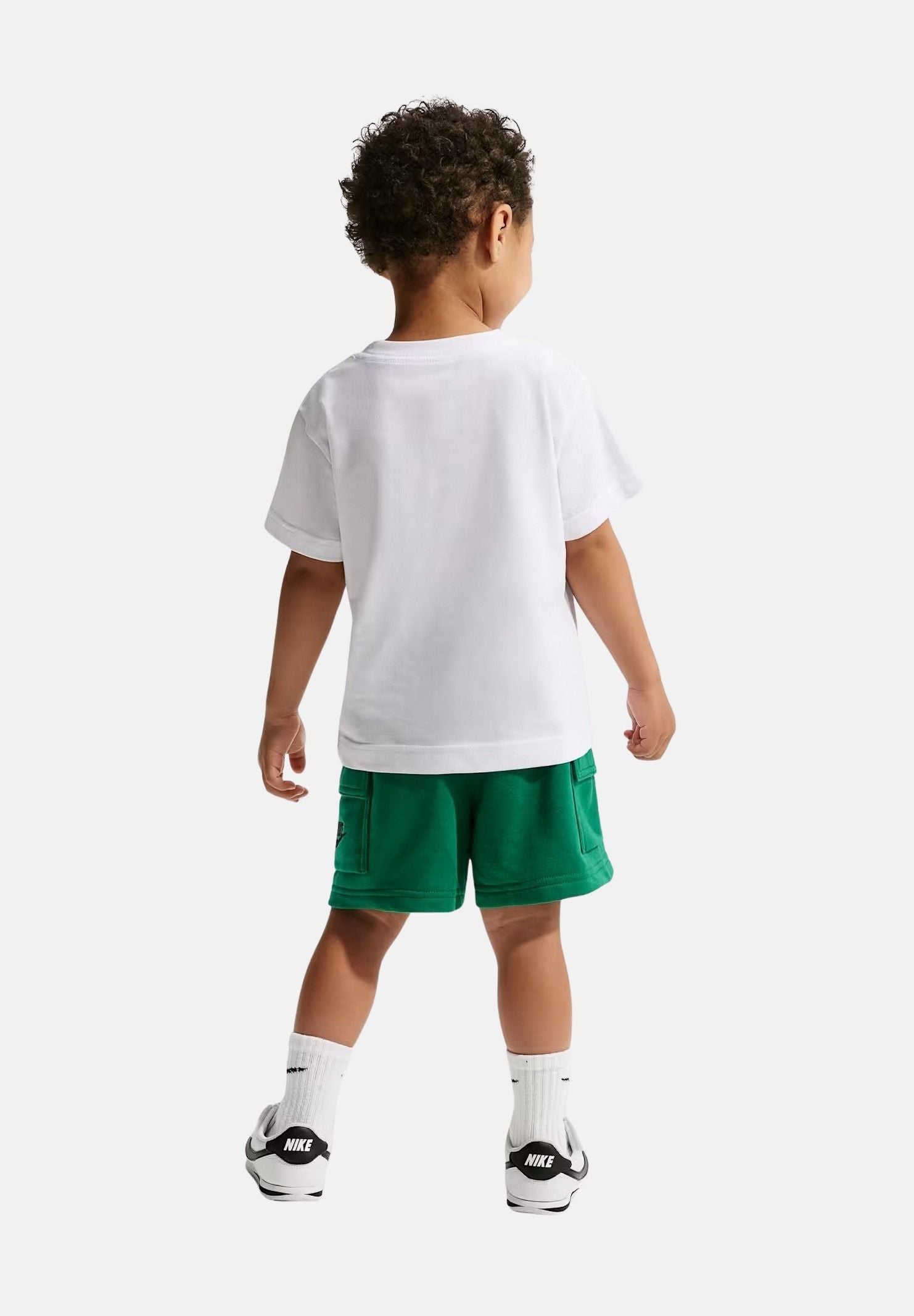 NIKE Completino Sportswear Pocket bianco e verde da bambino 86N041 EJ1 NIKE 