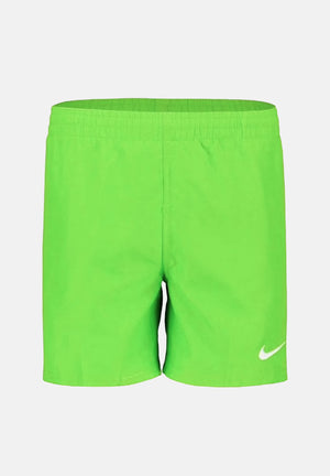 NIKE Shorts mare verde fluo da bambino con swoosh bianco sul fondo gamba NESSB866 311 NIKE 