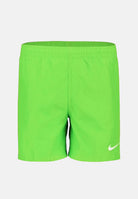 NIKE Shorts mare verde fluo da bambino con swoosh bianco sul fondo gamba NESSB866 311 NIKE 