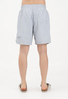 NIKE Shorts mare grigio da uomo con stampa NESSF508 051 NIKE 