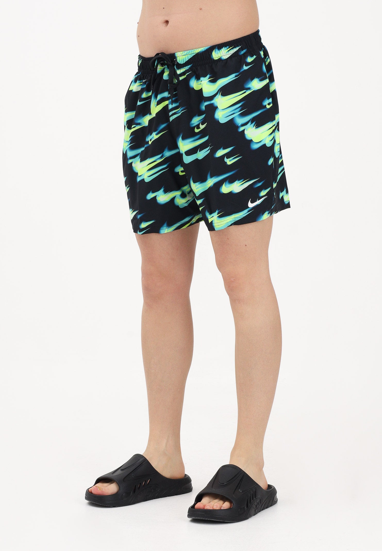 NIKE Shorts mare nero da uomo con stampa NESSG551 737 NIKE 