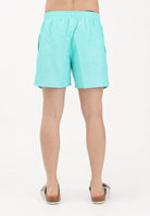 NIKE Shorts mare verde acqua da uomo con stampa Swoosh NESSG572 468 NIKE 