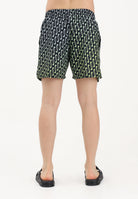 NIKE Shorts mare nero da uomo con stampa Swoosh NESSG577 001 NIKE 