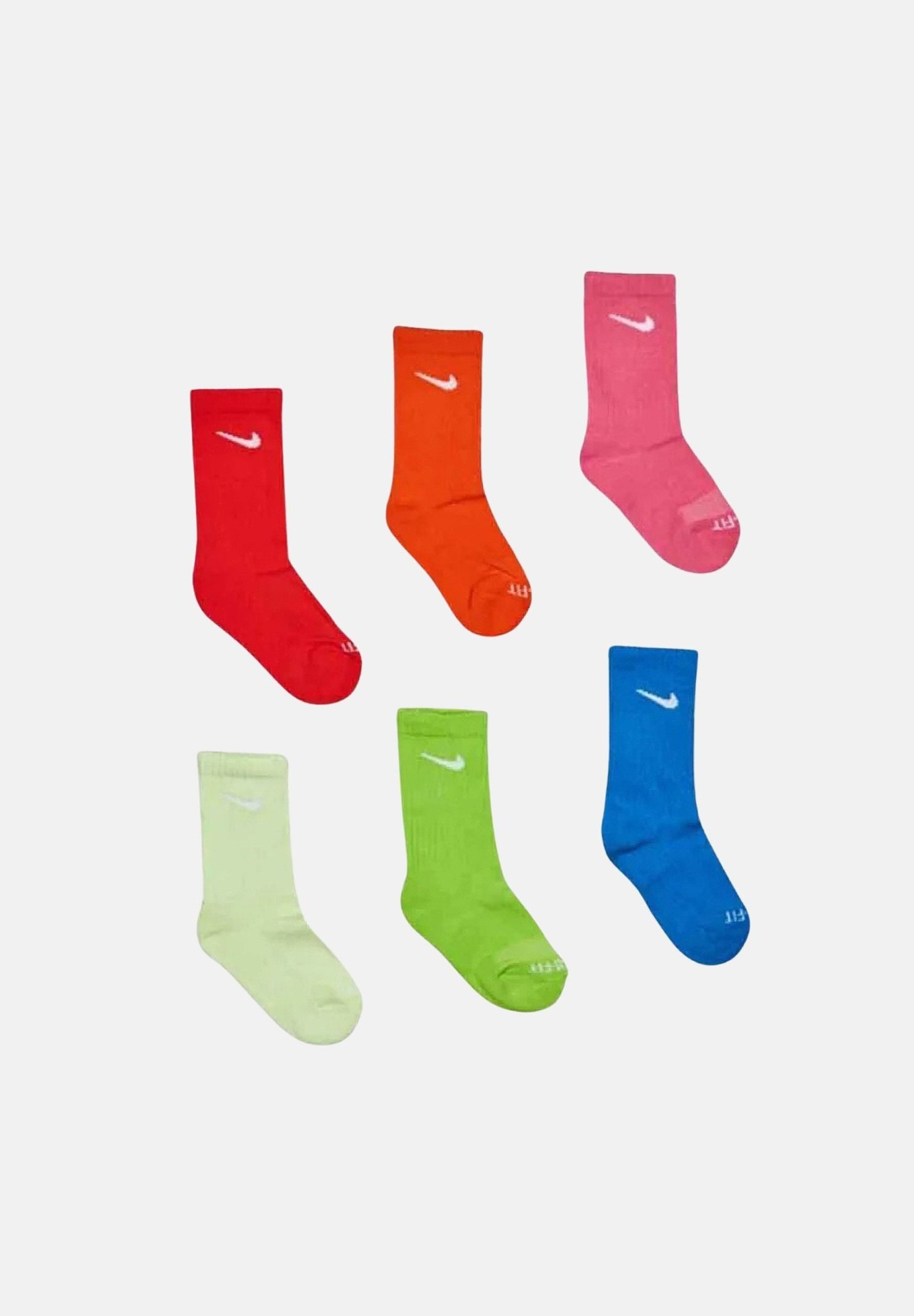NIKE Calzini (6 paia) Nike Solid multicolor per bambino e bambina RN0019 Y24 NIKE 