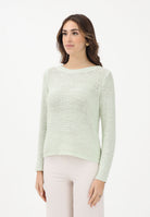 ONLY Maglioncino girocollo verde menta da donna 15113356 SUGR ONLY 