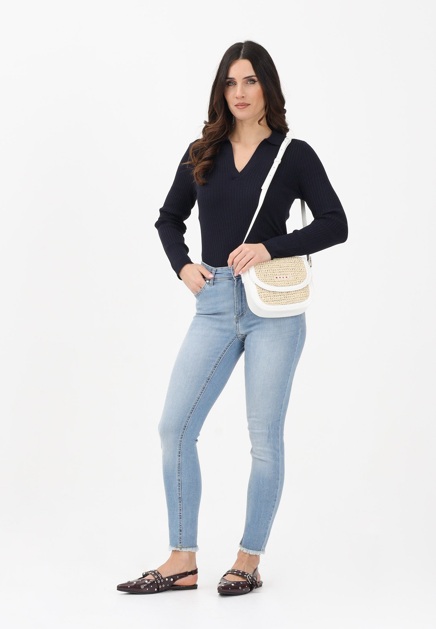 ONLY Jeans in denim blu chiaro da donna dal lavaggio leggermente délavé 15162363 LIBL ONLY 