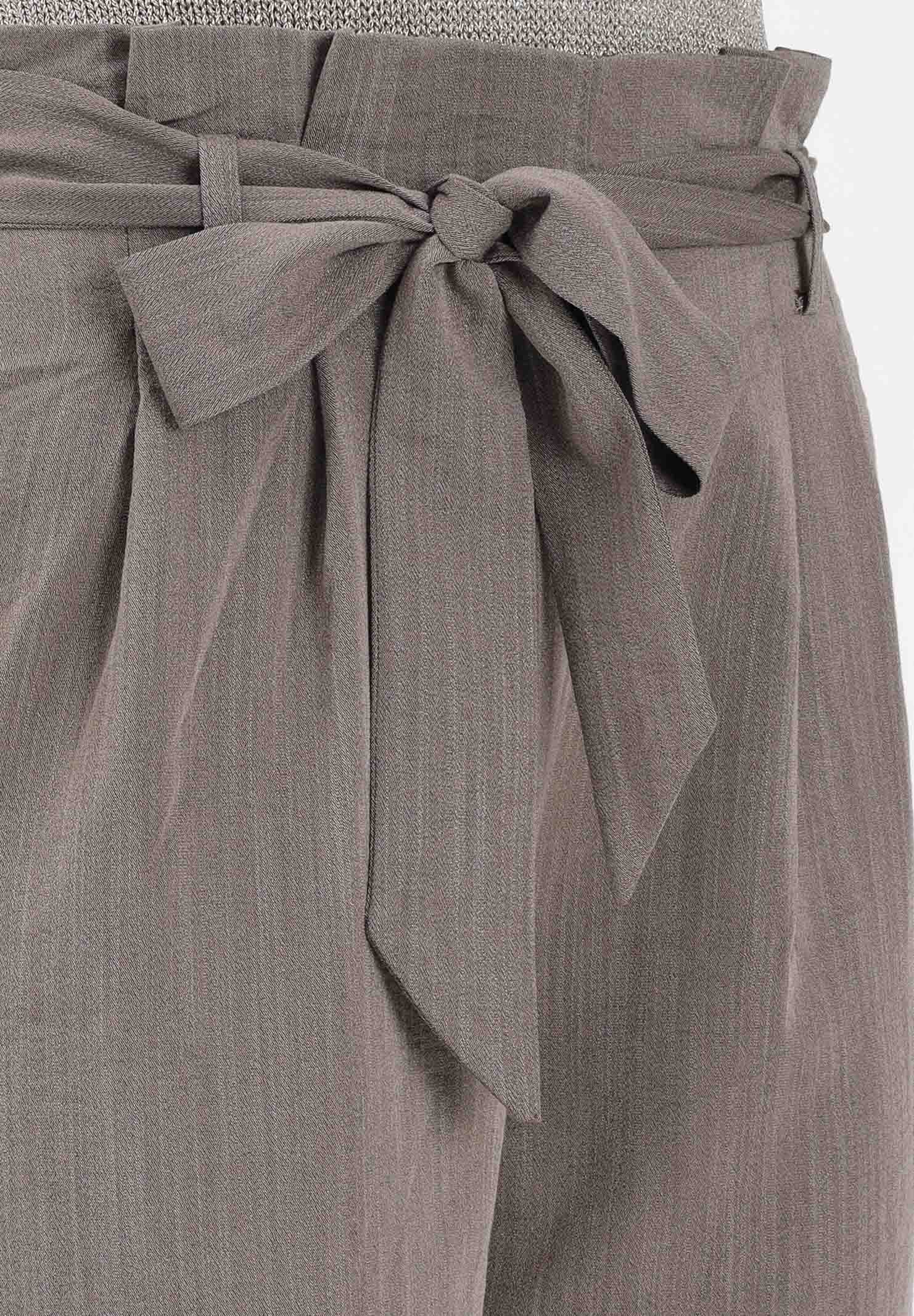 ONLY Pantalone elegante fango da donna con girovita a caramella 15269628 FAME ONLY 