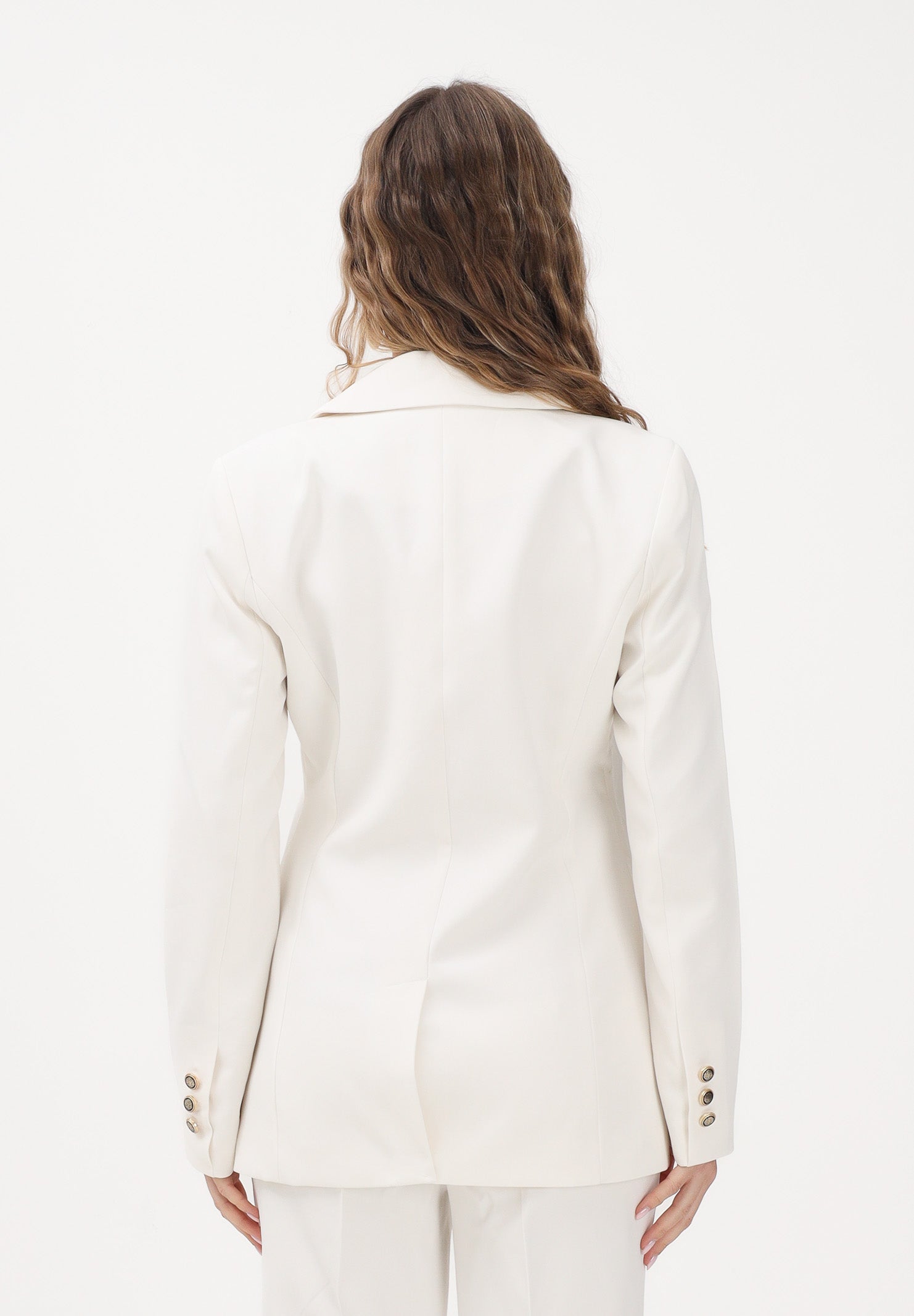 ONLY Giacca doppiopetto panna da donna 15294709 CLDA ONLY 