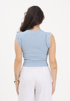 ONLY Canotta azzurra da donna con dettagli in pizzo sangallo 15308890 SOCH ONLY 