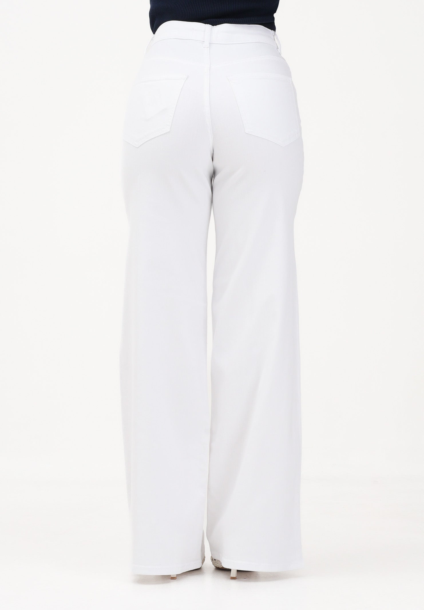 ONLY Jeans bianco da donna a gamba larga 15310632 WI ONLY 