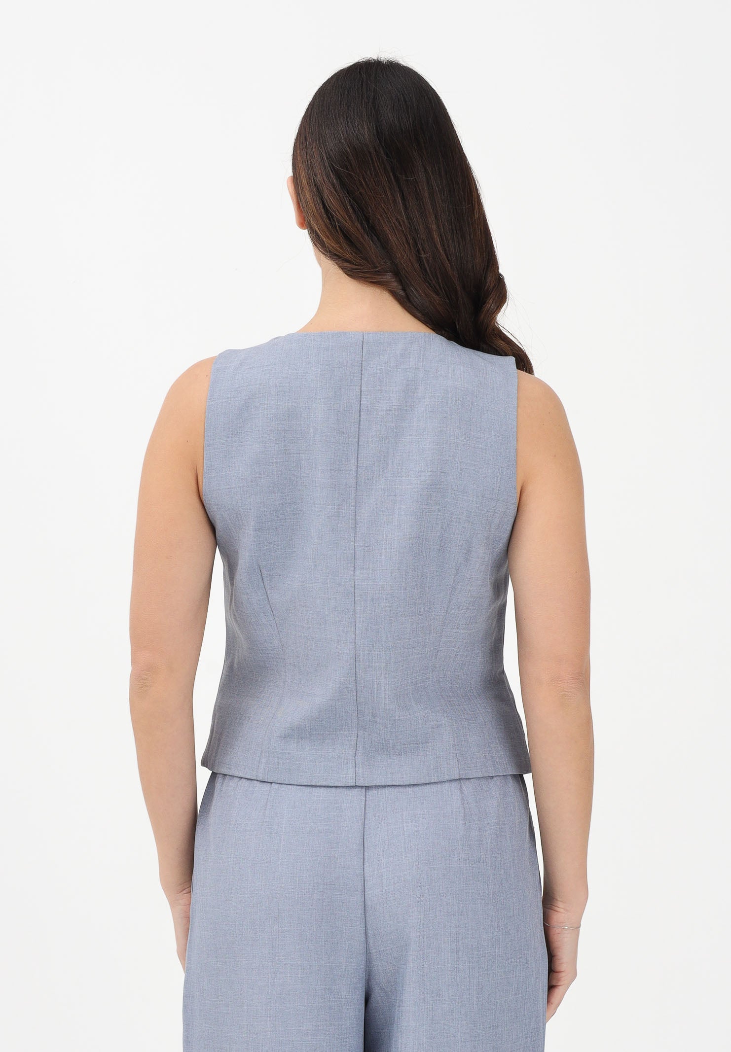 ONLY Gilet azzurro polvere da donna 15336753 VIIN ONLY 