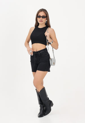 ONLY Shorts in denim nero da donna 15340706 WABL ONLY 