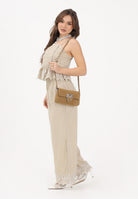 ONLY Pantalone beige da donna con fondo ricamato 15343184 OLGR ONLY 