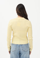 ONLY Maglioncino in tessuto a coste giallo da donna stile polo 15344841 DOCR ONLY 