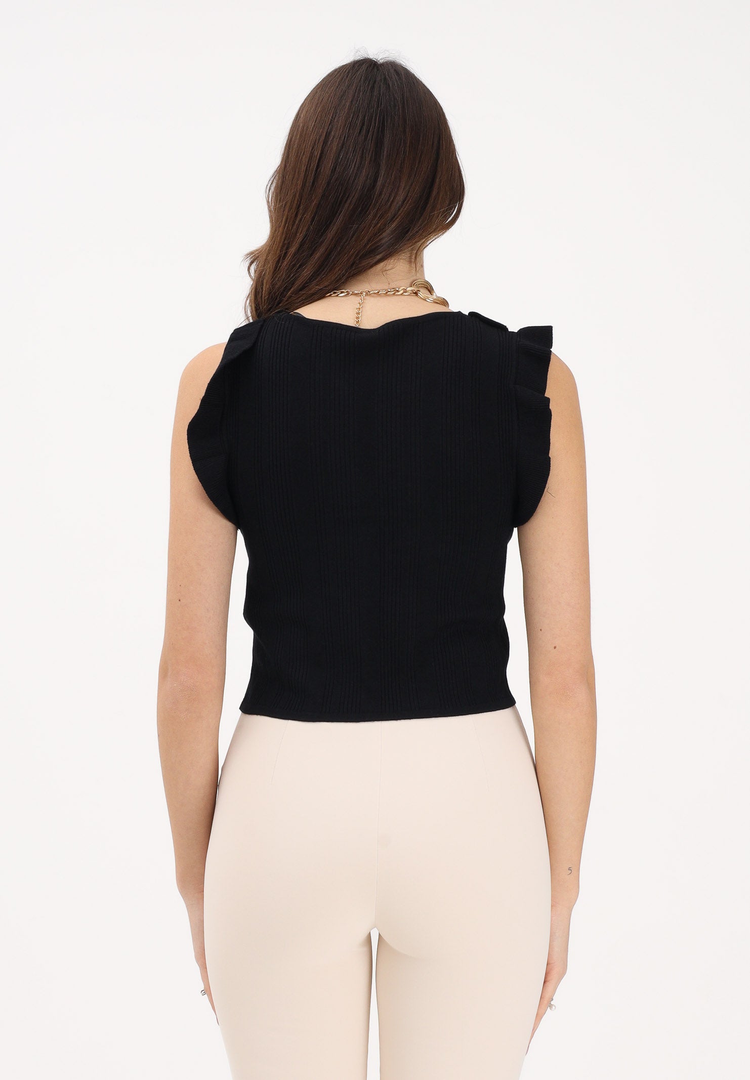 ONLY Top in maglia nero da donna 15364832 BL ONLY 
