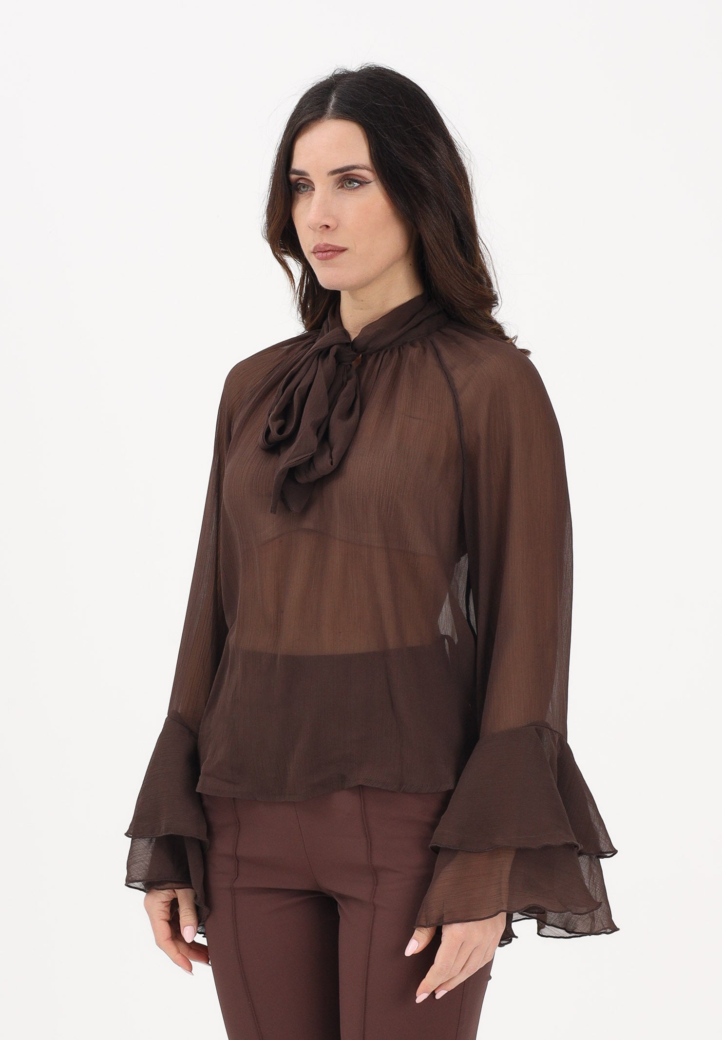 ONLY Blusa marrone da donna 15367241 COBE ONLY 
