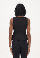 ONLY Top nero da donna con scollo squadrato 15367275 BL ONLY 