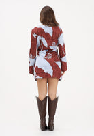 ONLY Abito corto celeste da donna con stampa grafica 15367358 HOCH ONLY 