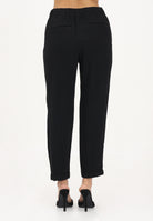 ONLY Pantalone nero da donna con cintura coordinata 15367751 BL ONLY 