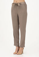 ONLY Pantalone marrone da donna con cintura coordinata 15367751 WA ONLY 
