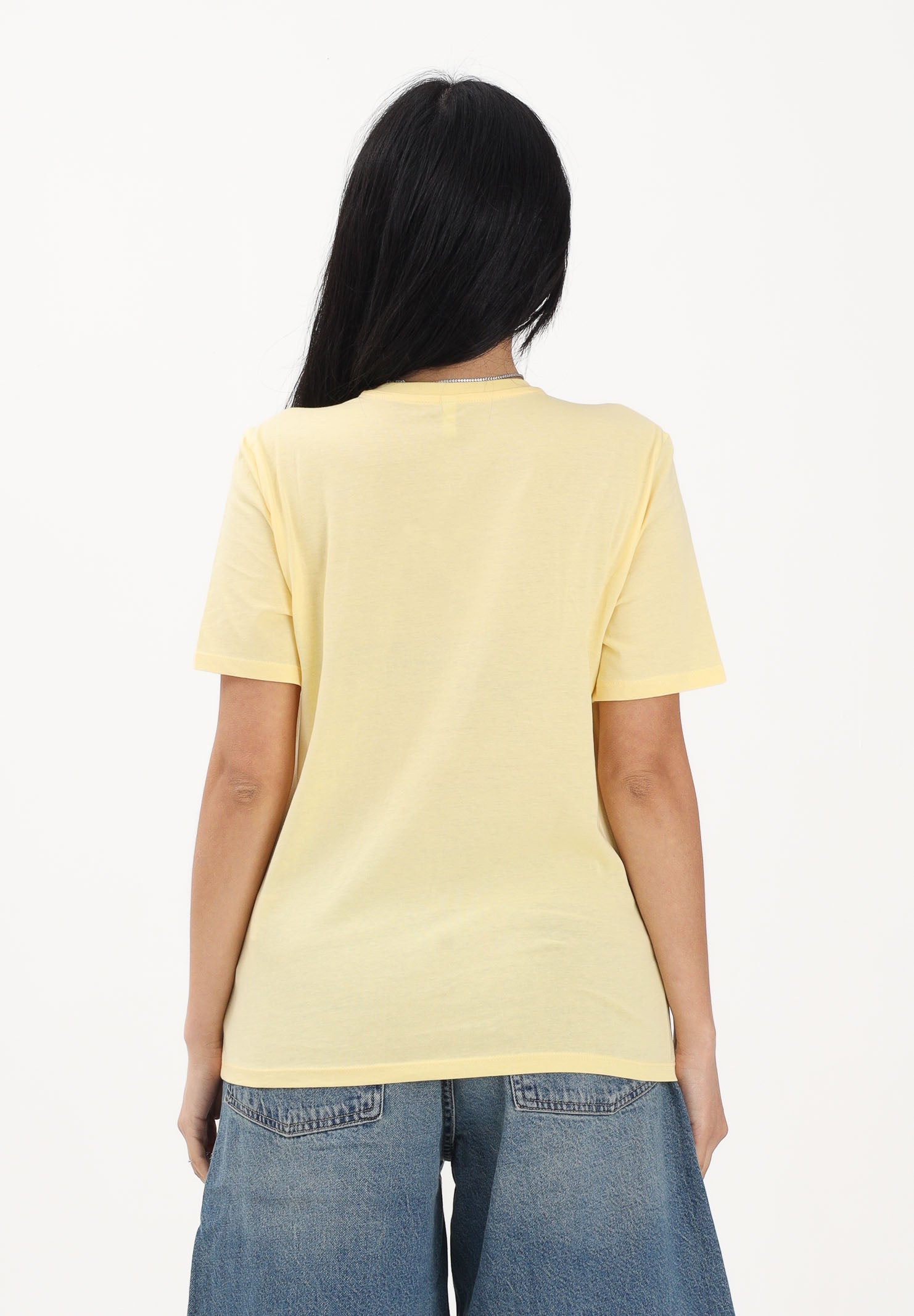 ONLY T-shirt a manica corta gialla da donna con ricamo 15368637 PABA ONLY 