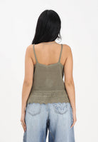 ONLY Top verde militare da donna dal gusto boho e femminile 15369246 ME ONLY 