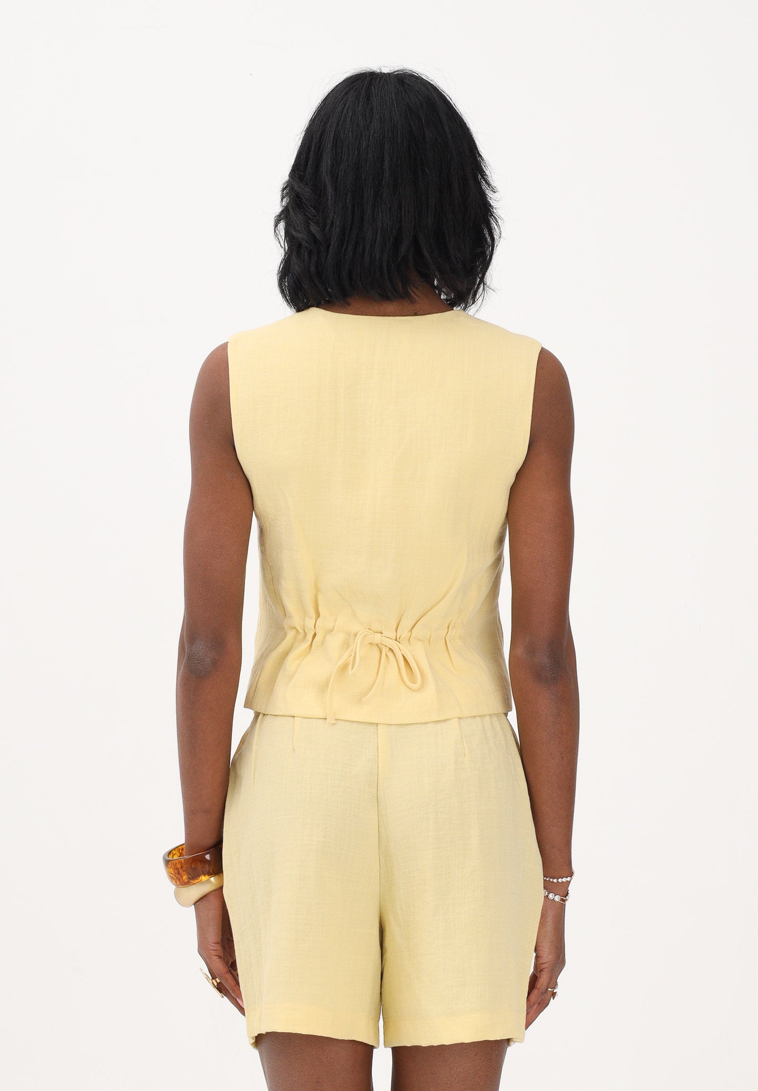 ONLY Gilet giallo da donna 15370277 SU ONLY 