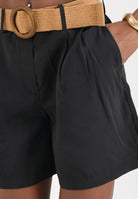 ONLY Shorts nero da donna con cintura 15370298 BL ONLY 