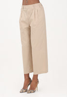 ONLY Pantalone cropped beige da donna 15370610 OXTA ONLY 