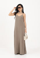 ONLY Abito lungo fango da donna 15371094 WA ONLY 