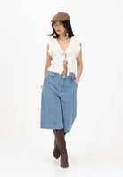 ONLY Bermuda in denim medio da donna 15371313 MEBL ONLY 