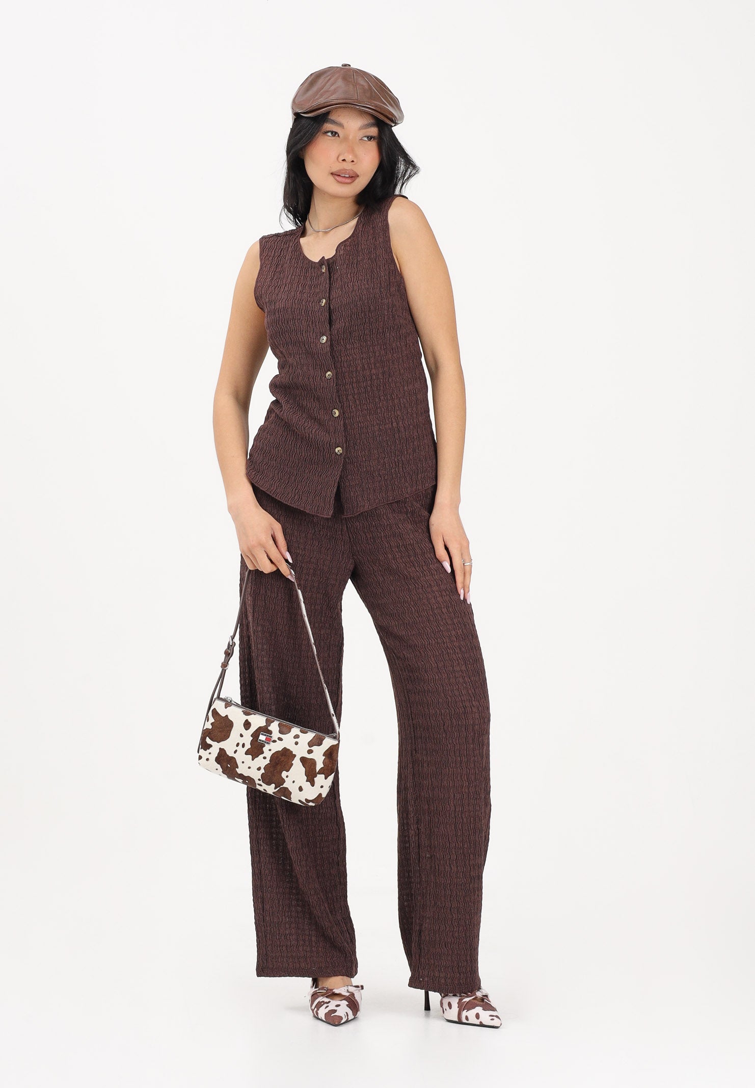 ONLY Pantalone marrone da donna 15374608 DEMA ONLY 