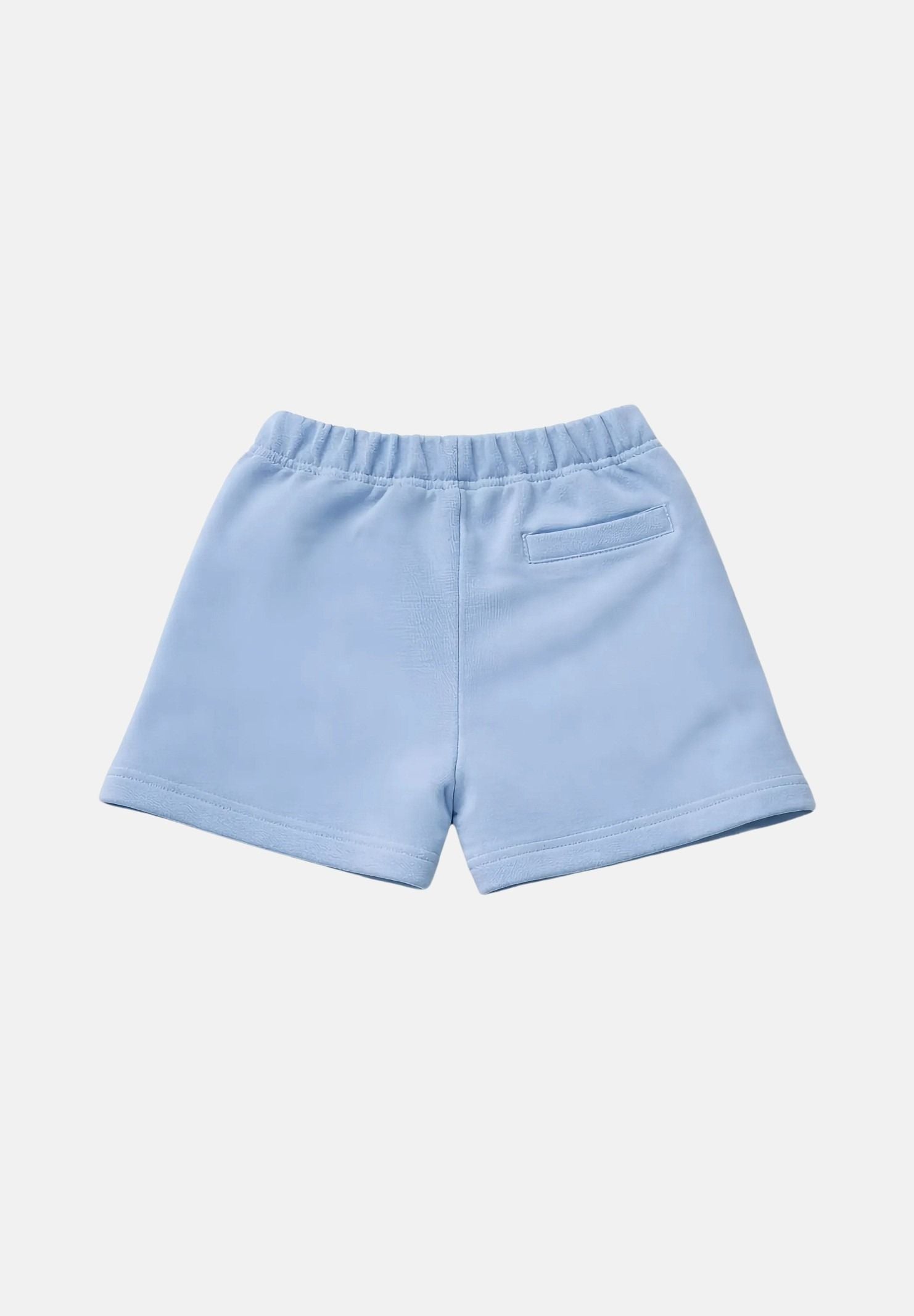 PALM ANGELS Shorts azzurro da neonato con logo PB6X003S26FLE001 050 PALM ANGELS 