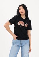 PALM ANGELS T-shirt a manica corta nera per donna, ragazzi e bambini con stampa PBAA003S26JER001 110 PALM ANGELS 