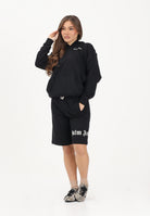 PALM ANGELS Shorts sportivo nero per donna, ragazzi e bambini con logo PBCI006S26FLE001 110 PALM ANGELS 