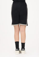 PALM ANGELS Shorts sportivo nero per donna, ragazzi e bambini con logo PBCI007S26FLE001 110 PALM ANGELS 