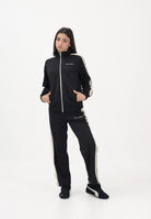 PALM ANGELS Pantalone sportivo nero per donna, ragazzi e bambini con logo PBCJ002S26FAB001 110 PALM ANGELS 