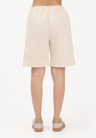 PALM ANGELS Shorts sportivo beige per donna, ragazzi e bambini con logo PBCL001S26FAB001 092 PALM ANGELS 